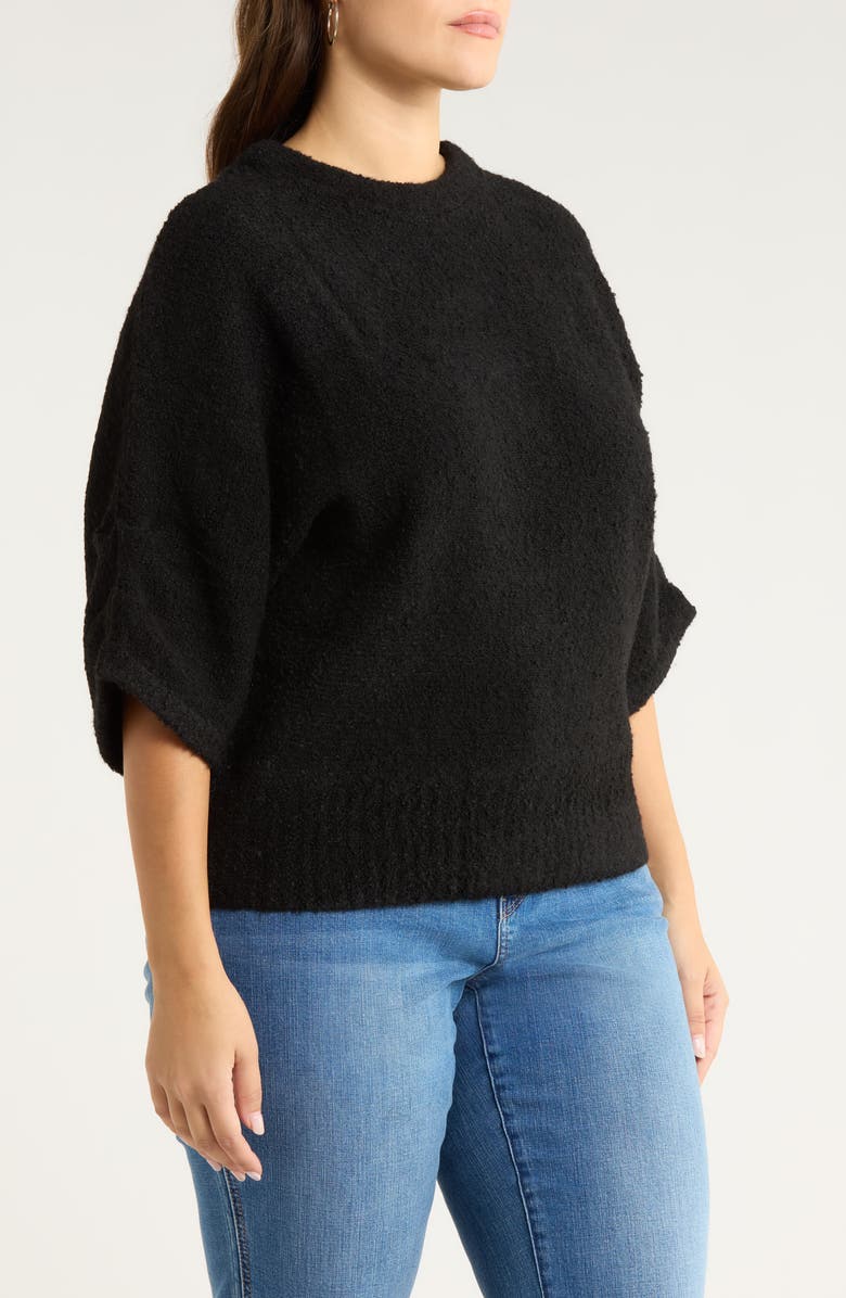 Wit & Wisdom Dolman Sleeve Sweater, Alternate, color, Black
