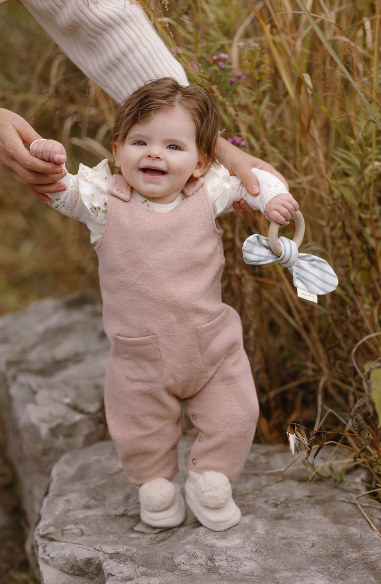 Pehr Fleece Overalls, Alternate, color, Rose Pink