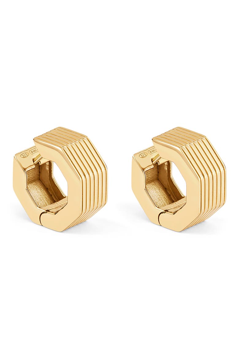 Small Aurelia Octagon Hoop Earrings video