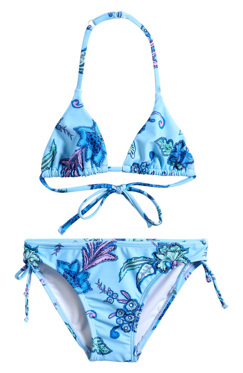 Seafolly Kids' Summer Chintz Two-Piece Swimsuit, Main, color, Summer Chintz