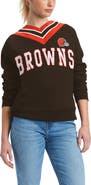 Tommy Hilfiger Women's Tommy Hilfiger Brown Cleveland Browns Heidi V-Neck Pullover Sweatshirt
