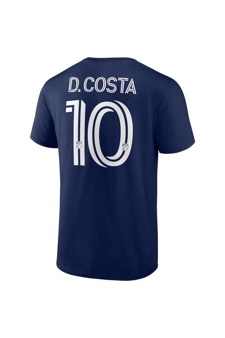 Men's Fanatics Branded Douglas Costa Navy LA Galaxy Authentic Stack Name & Number T-Shirt, Alternate, color, Navy