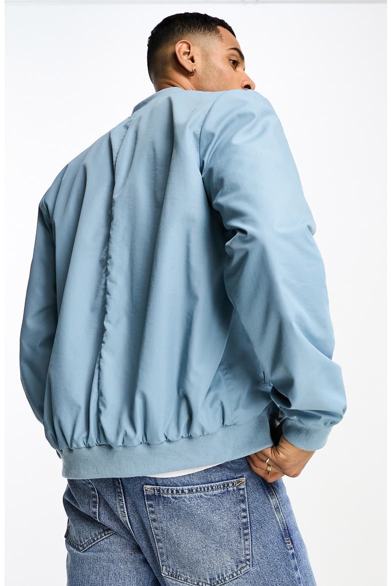 Zip Bomber Jacket, Alternate, color, MID BLUE