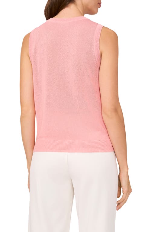 Halogen ® Crewneck Sweater Tank In Pink