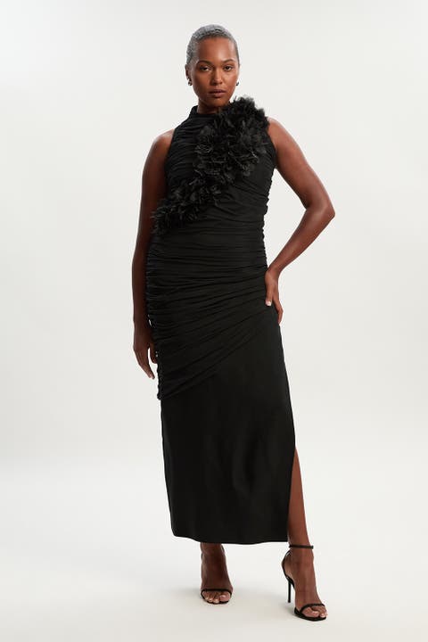 Bandage Knitted Maxi Dress