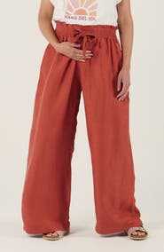 Cache Coeur Maternity Twill Smock Pants Sahel