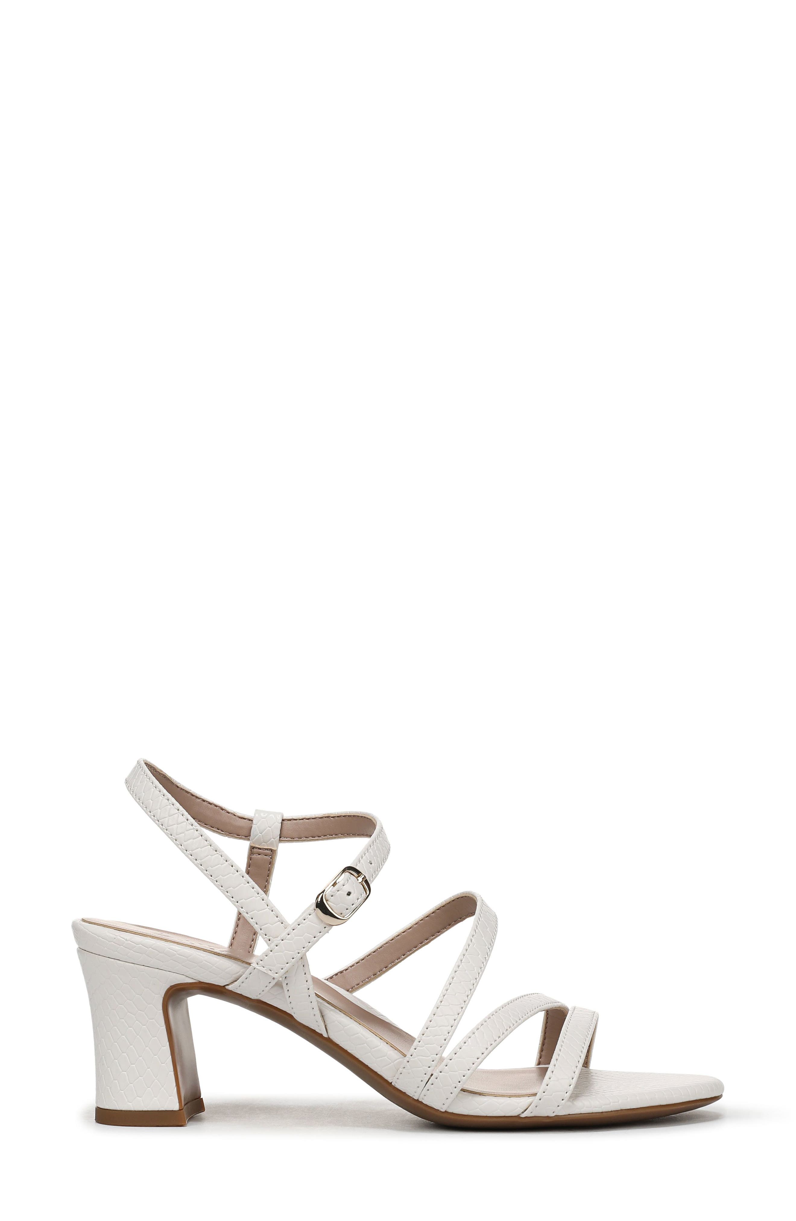 Nellie Block Heel Sandal, Alternate, color, WHITE SNAKE PRINT FAUX LEATHER