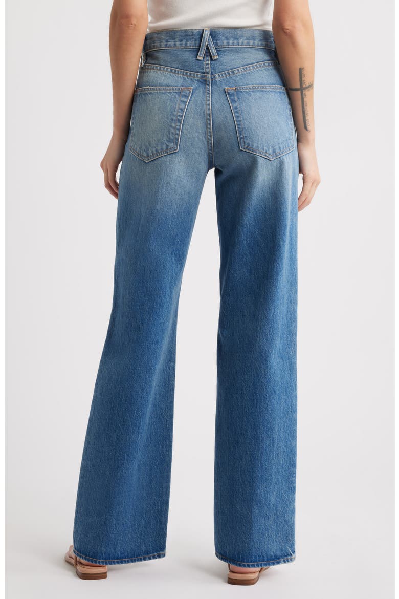 Grace High Waist Wide Leg Jeans, Alternate, color, HEAVY HITTER