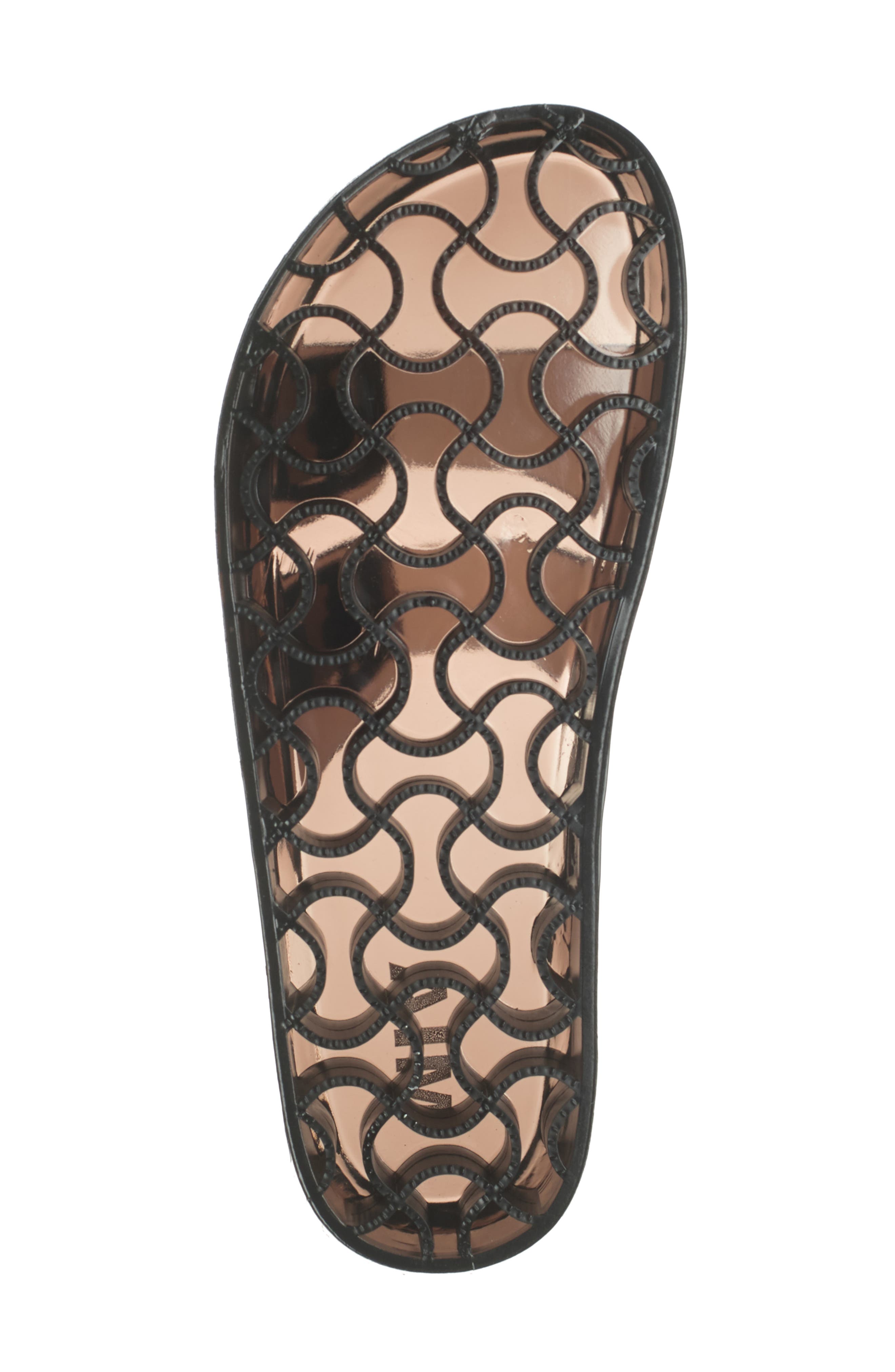 MIA Jewel Double Strap Jelly Slide Sandal, Alternate, color, 