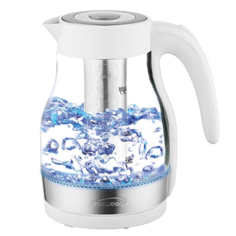 Glass 1.7 Liter Electric Kettle with Tea Infuser
