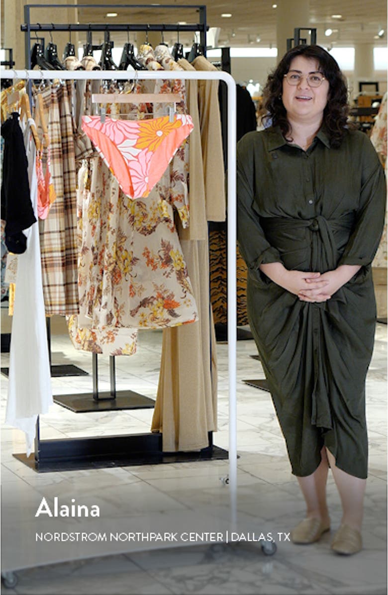 Dali Flowers Sublimity Reversible Classic Bikini Bottoms, sales video thumbnail