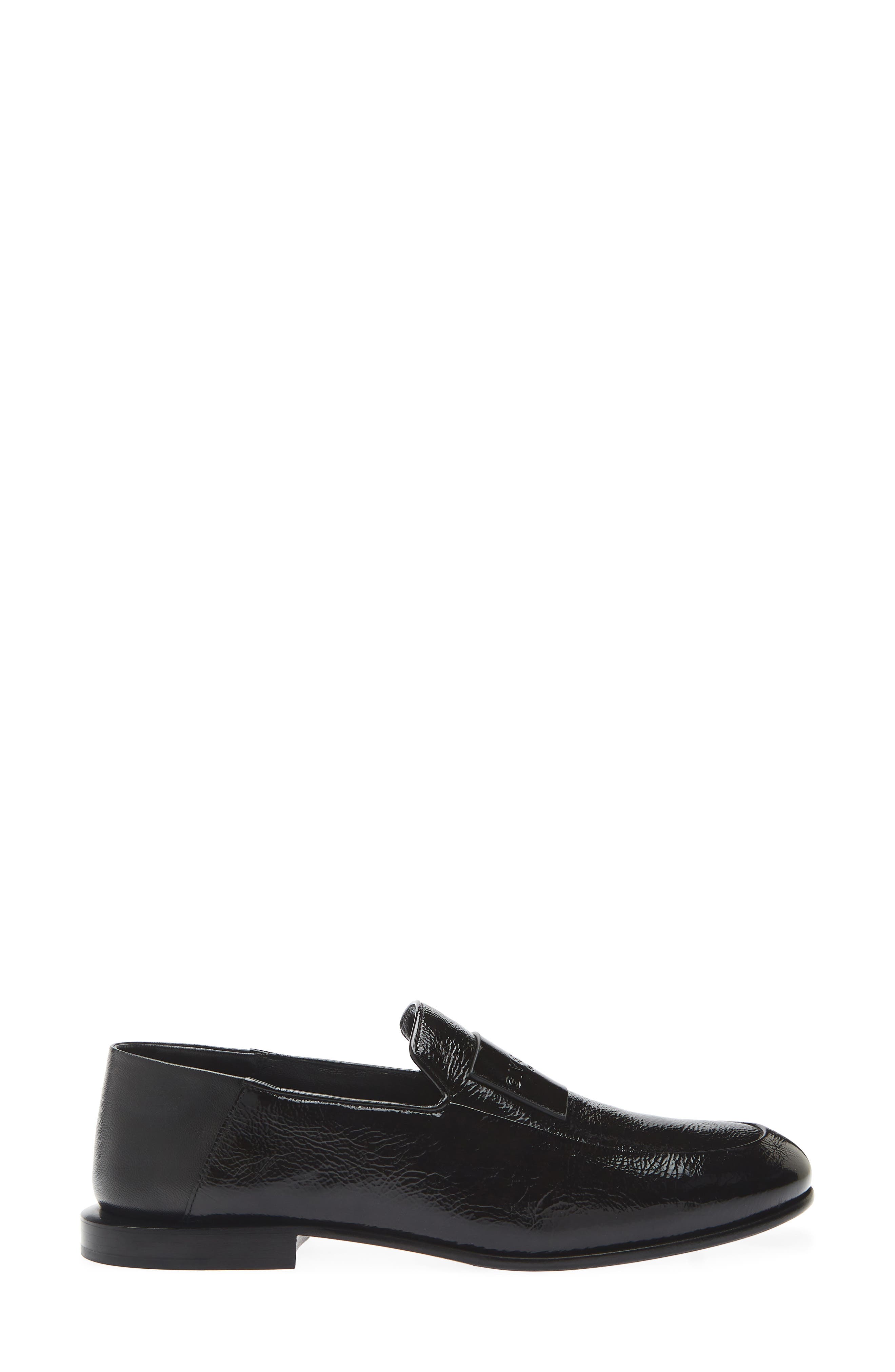 Logo Label Convertible Loafer, Alternate, color, BLACK