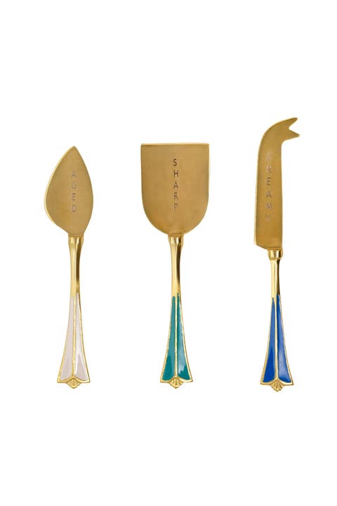 Tanda Steel Cheese Service Set of 3 Entertaining Essential