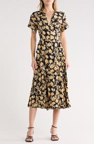 Ulla Johnson Nadya Short Sleeve Midi Dress