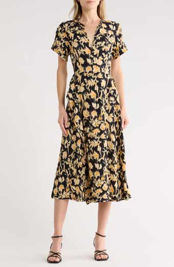 Ulla Johnson Nadya Short Sleeve Midi Dress