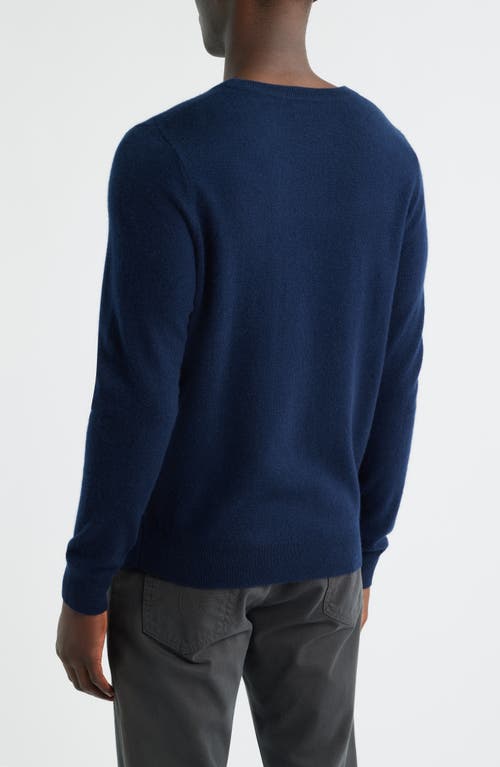 Nordstrom Cashmere Crewneck Sweater In Blue