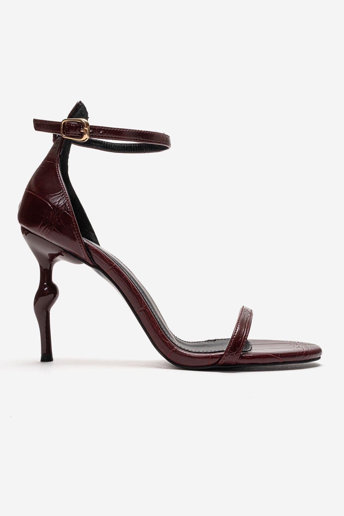Yelena Ankle Strap Stiletto Pump, Alternate, color, Burgundy Print