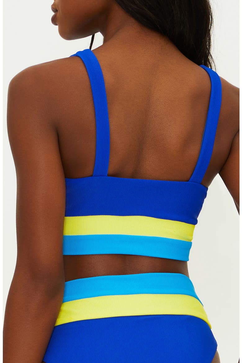 Mackenzine Colorblock Bikini Top, Alternate, color, RIVIERA COLORBLOCK
