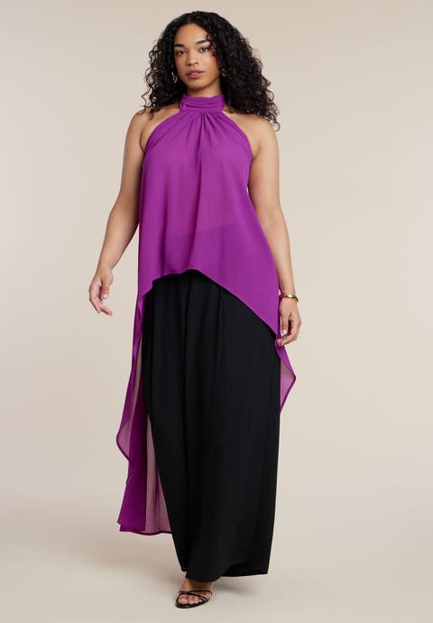 High-Low Halter Top (Plus)