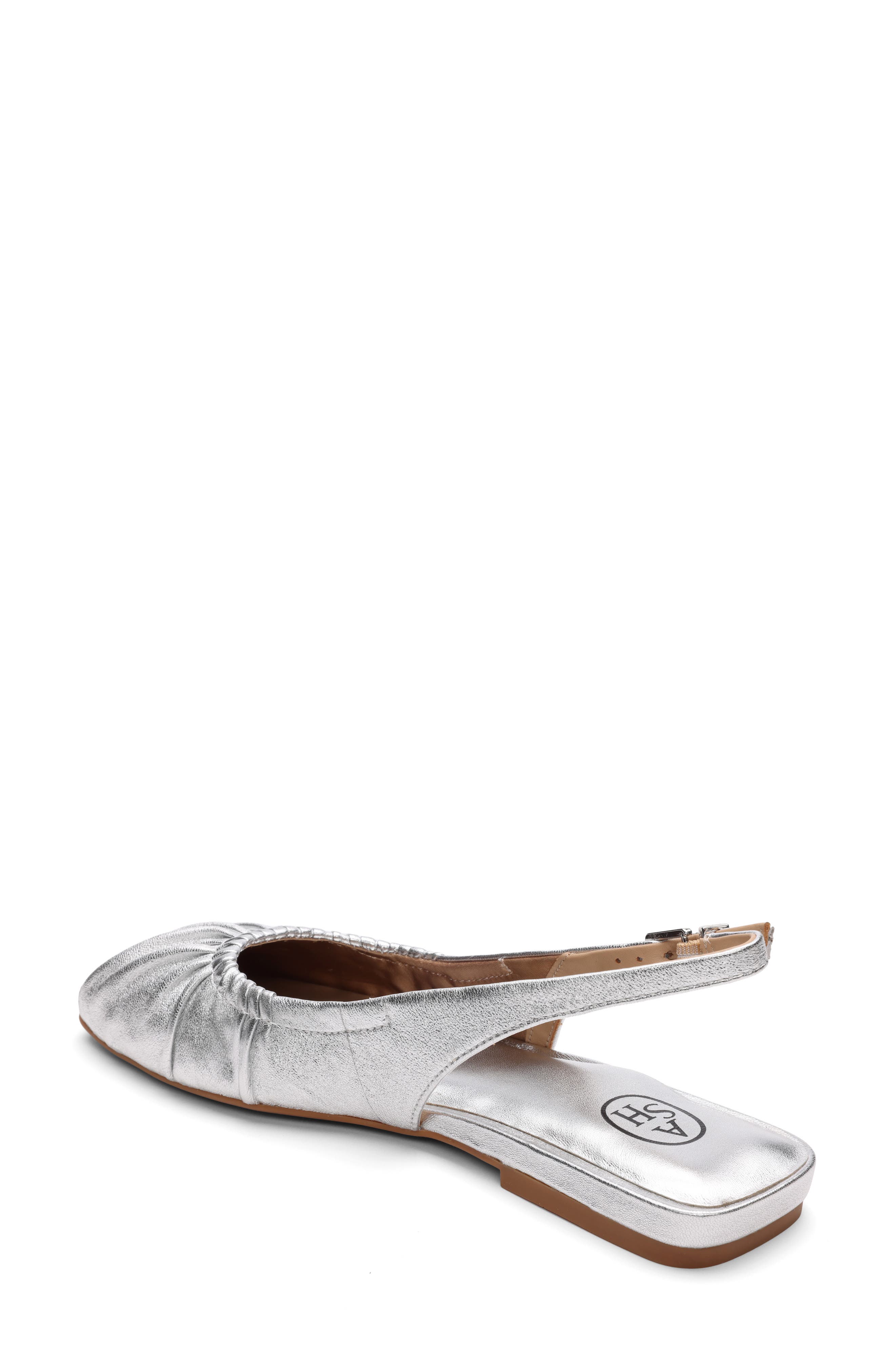 Bibi Ruched Square Toe Slingback Flat - image 4