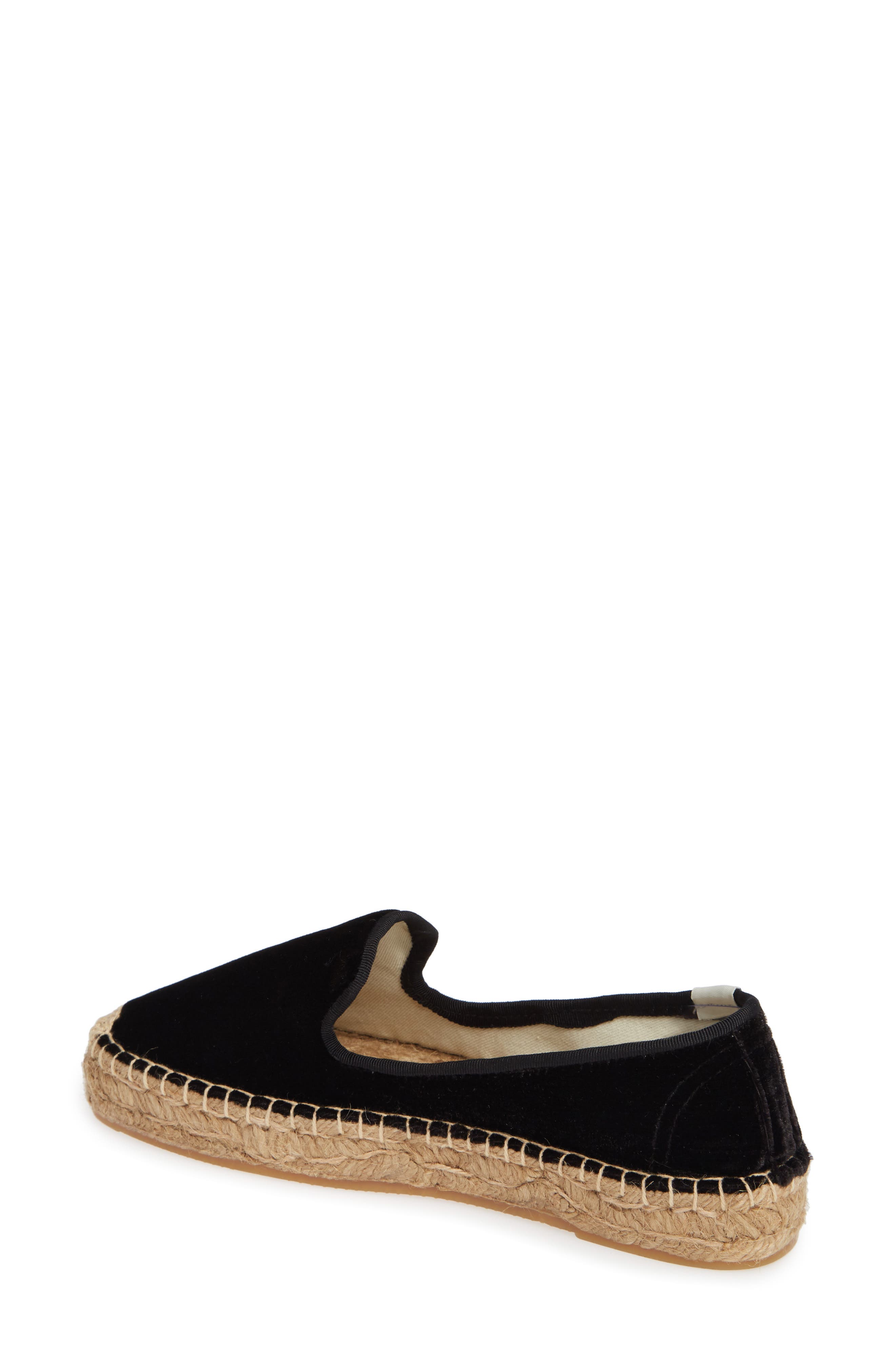 Soludos Platform Smoking Slipper Espadrille, Alternate, color, 