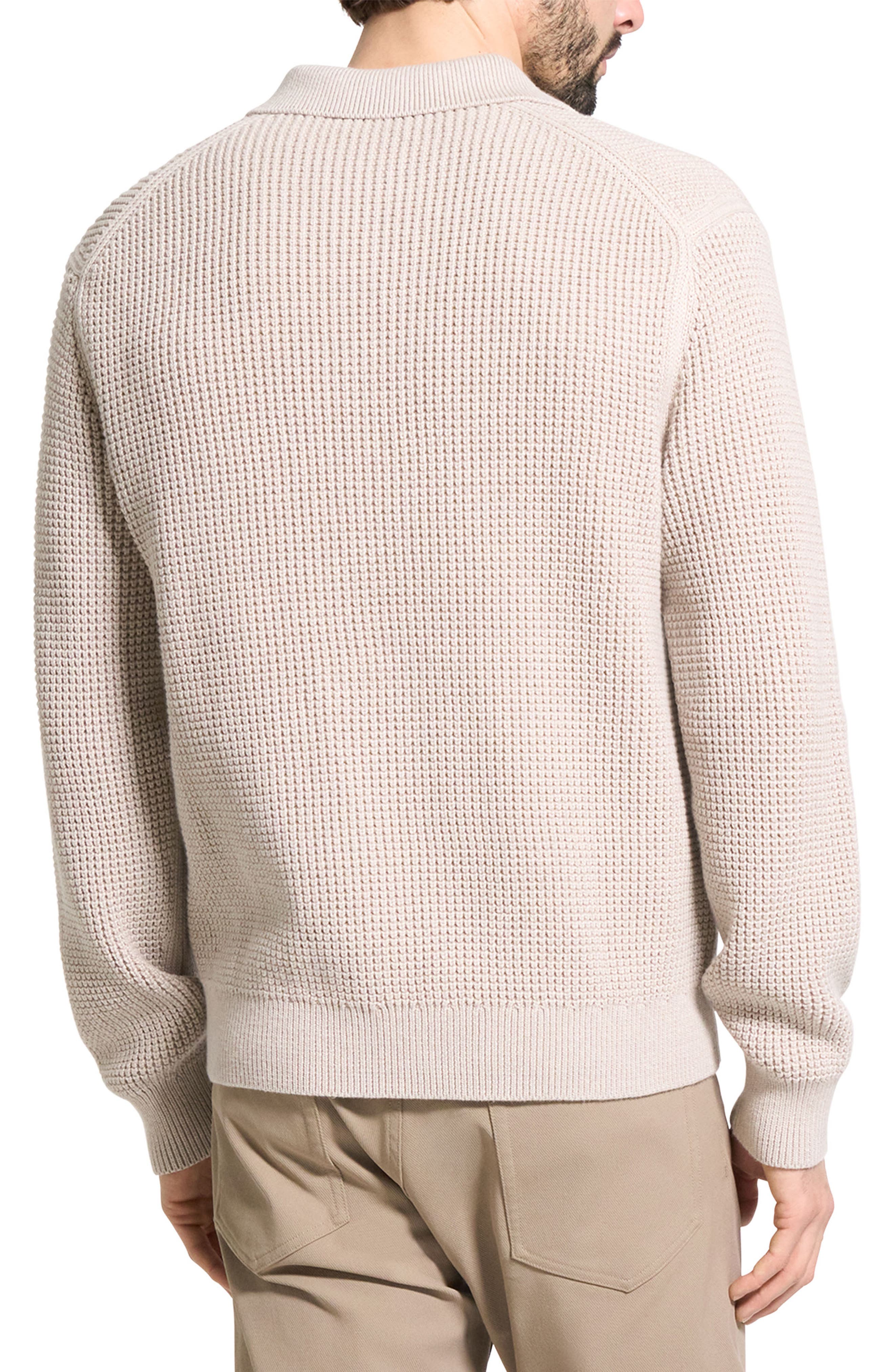 Gary Waffle Knit Zip Cardigan - image 4