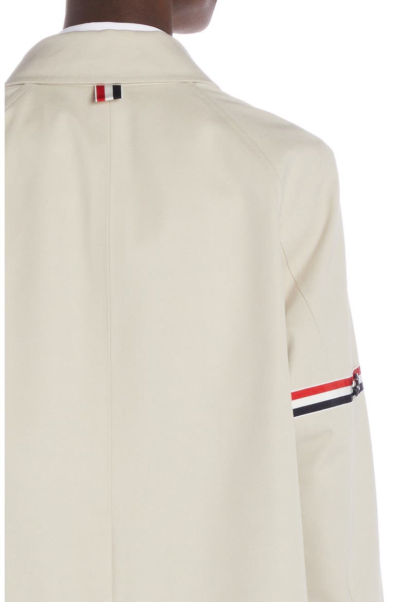 Armband Waterproof Twill Crop Car Coat, Alternate, color, KHAKI