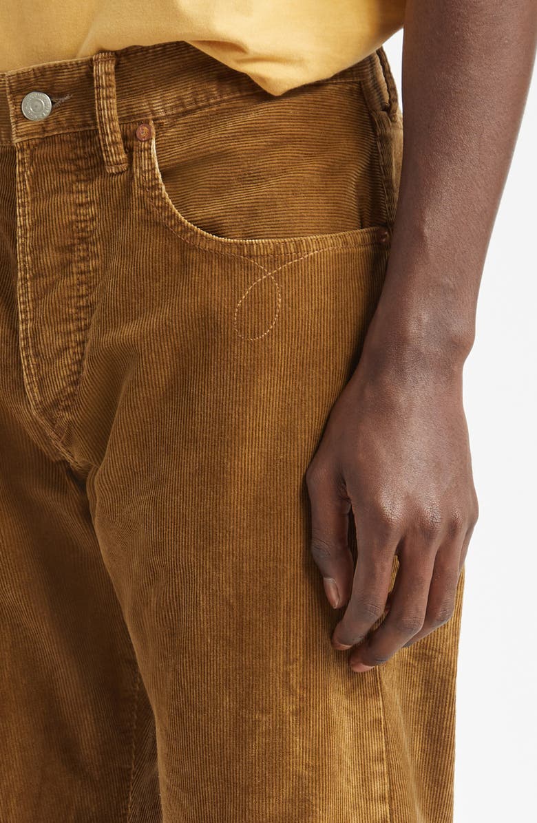 Double RL Slim Fit Cotton Corduroy Bootcut Pants, Alternate, color, 