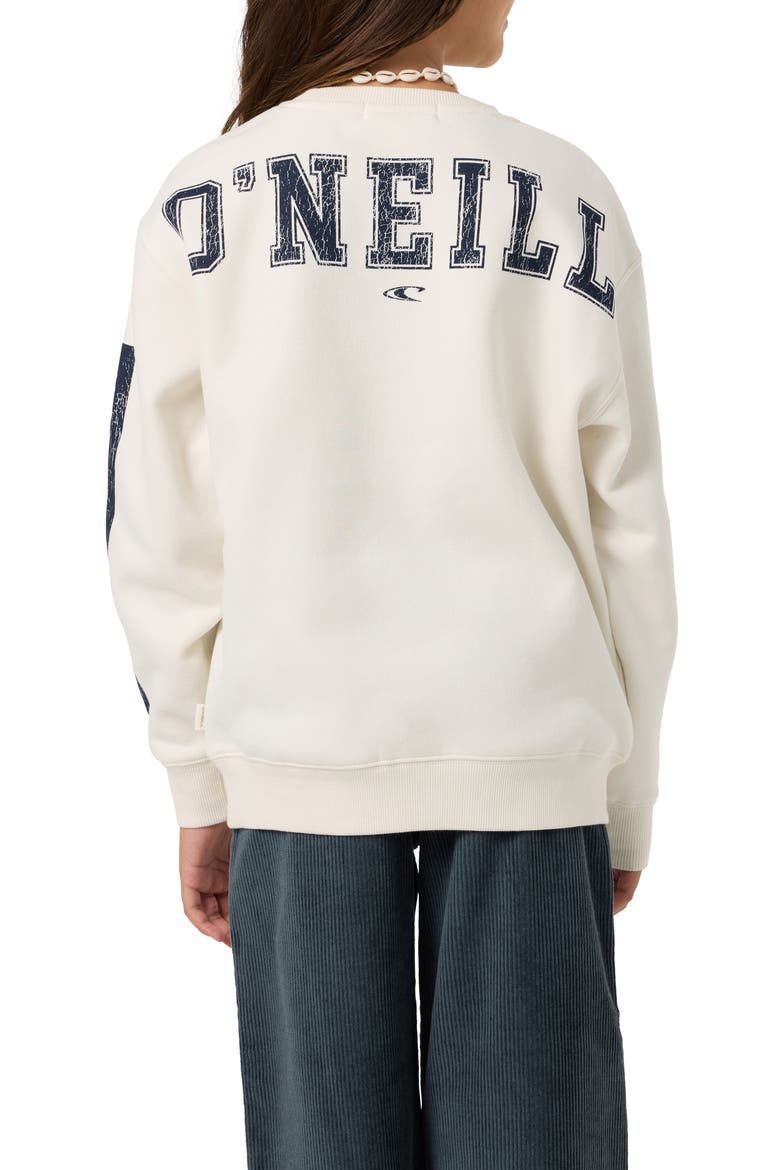 Kids' Team Oversized Crewneck Sweatshirt, Alternate, color, TOFU