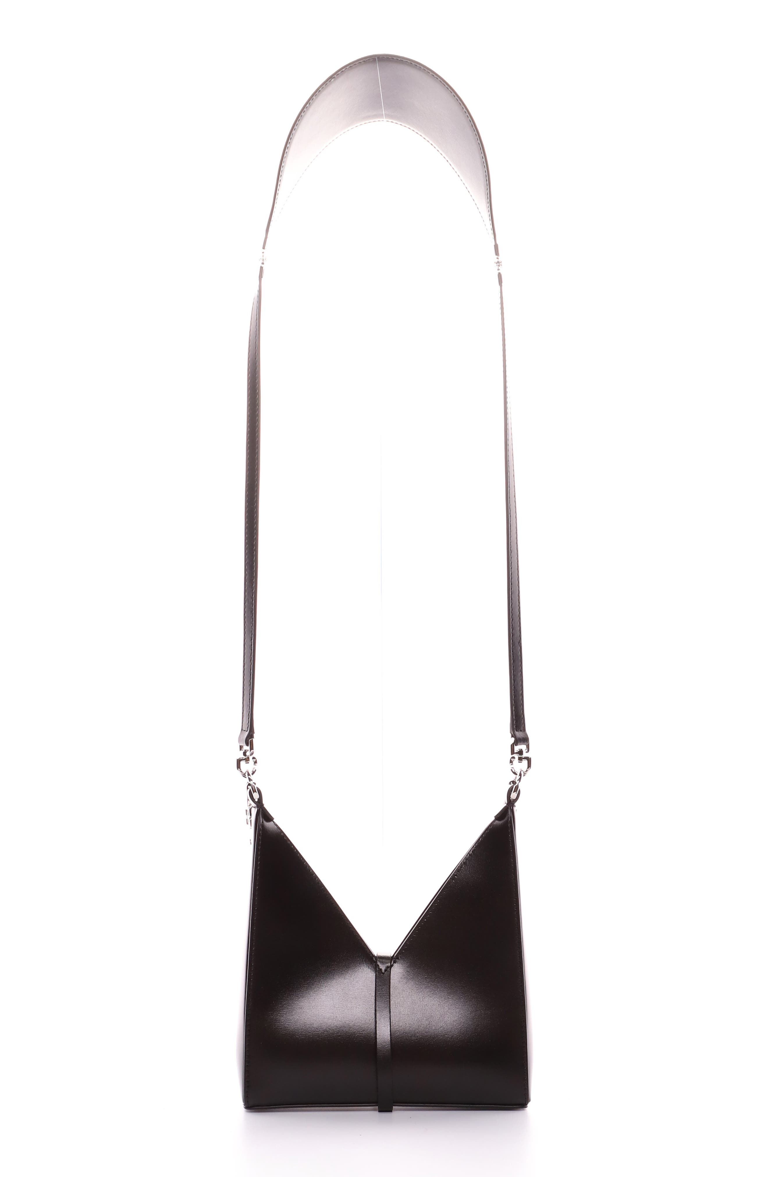 Givenchy Mini Cutout Chain Strap Leather Crossbody Bag, Alternate, color, 