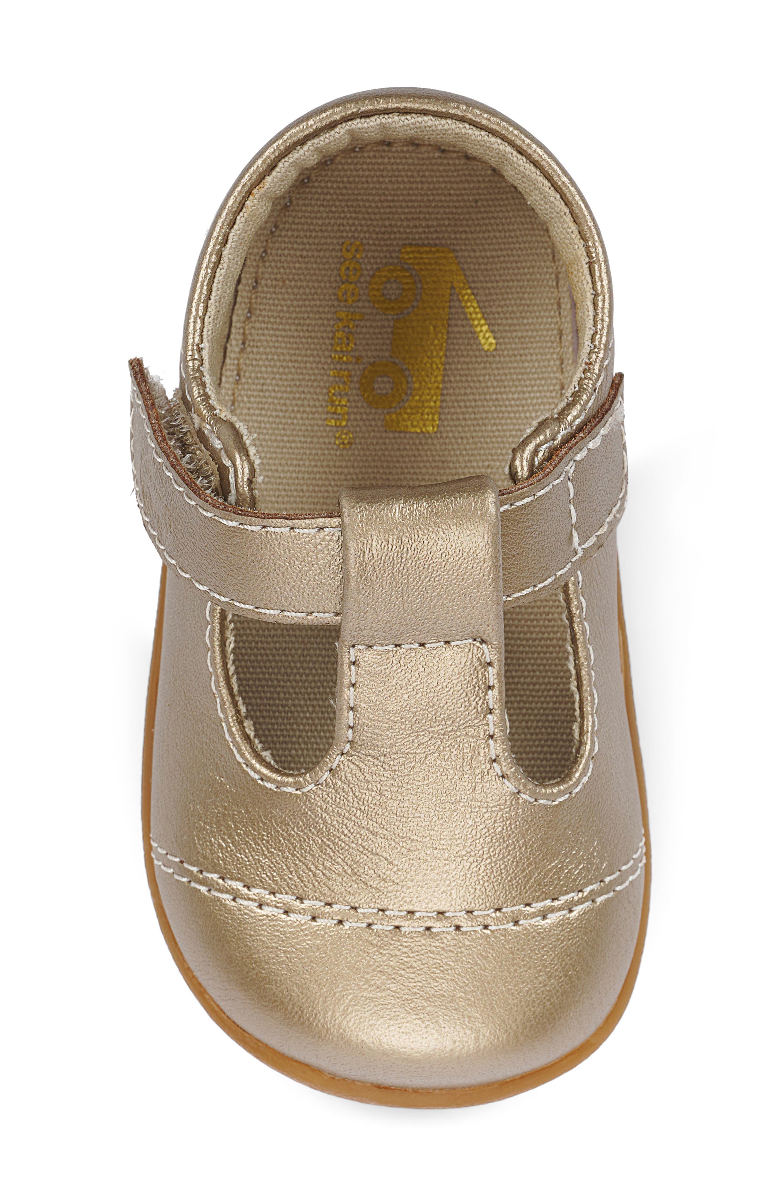 See Kai Run Kids' Bianca Mini Mary Jane Flat, Alternate, color, Gold
