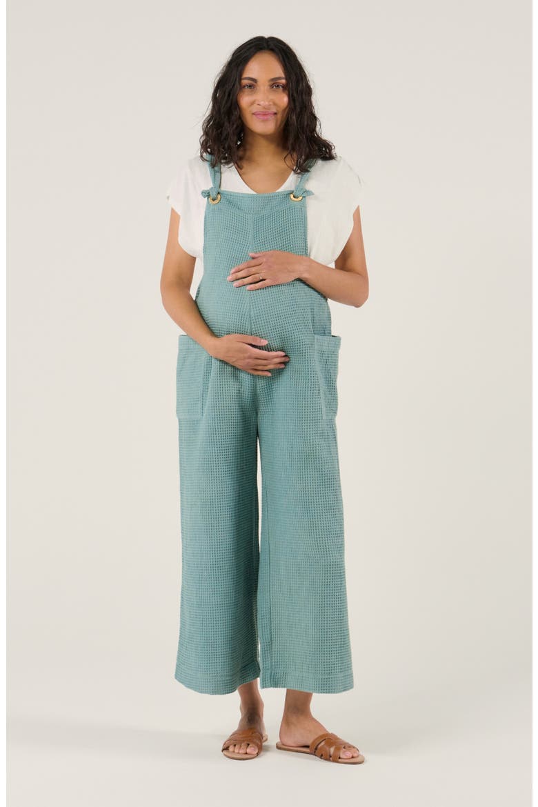 Maternity and Nursing Dungaree Maya, Main, color, Green
