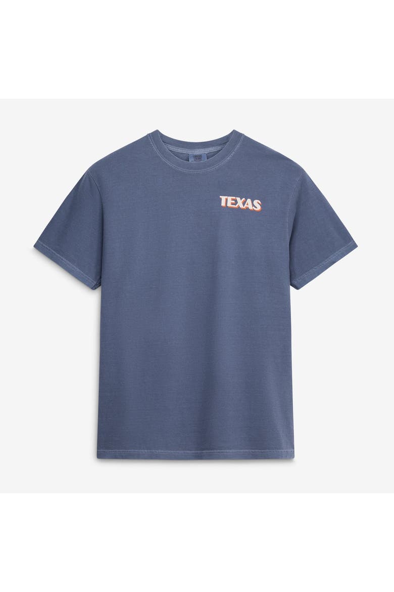 Men's  Navy Texas Longhorns Comfort Colors Team Statue T-Shirt, Alternate, color, Navy