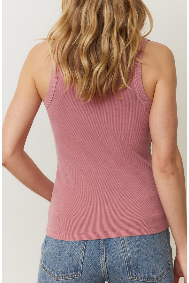 Lexi Sun-In Scoop Neck Rib Tank, Alternate, color, BRICK