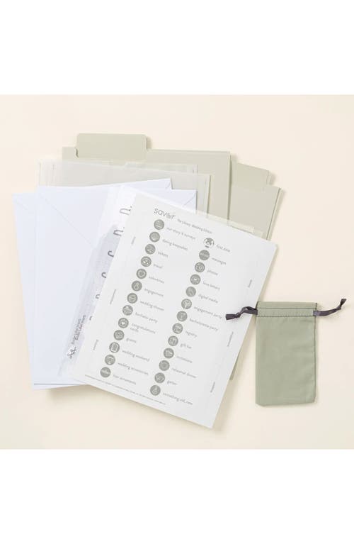 Savor Wedding Keepsake Organizer In Gray
