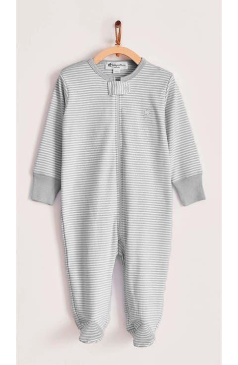 Premium Peruvian Pima Cotton In The Woods Zip Footed Pajama for Infant