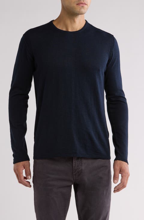 Cotton Slub Pullover Sweater