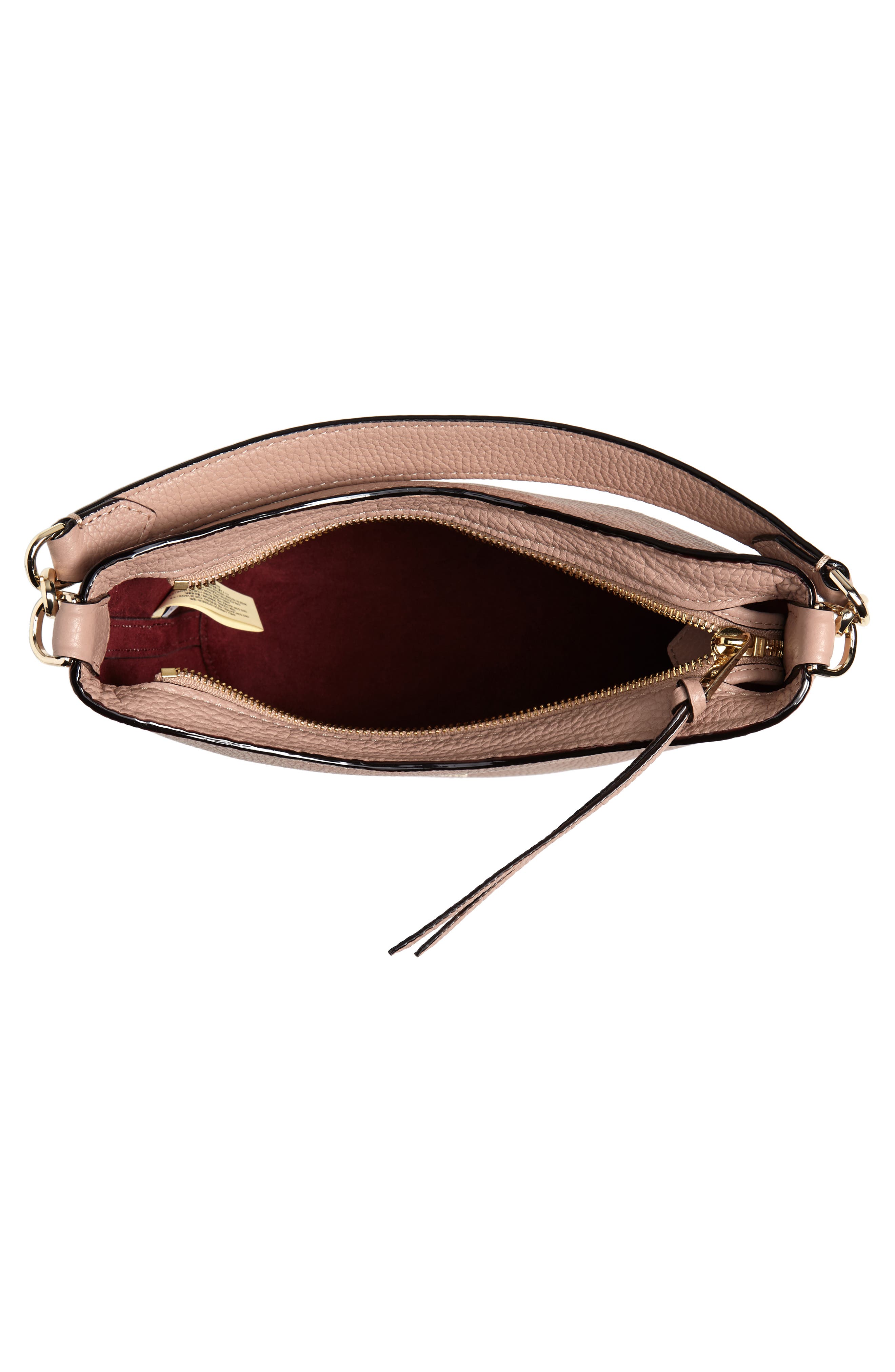 jackson street - small rubie leather crossbody bag, Alternate, color, GINGER TEA