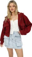 Belle & Bloom Fireside Cropped Utility Zip Jacket