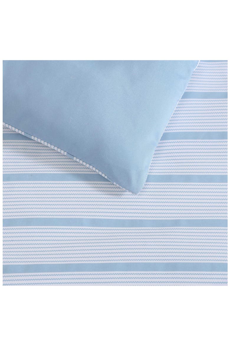 Chambray Waves Microfiber Comforter Set, Alternate, color, LIGHT / MEDIUM BLUE