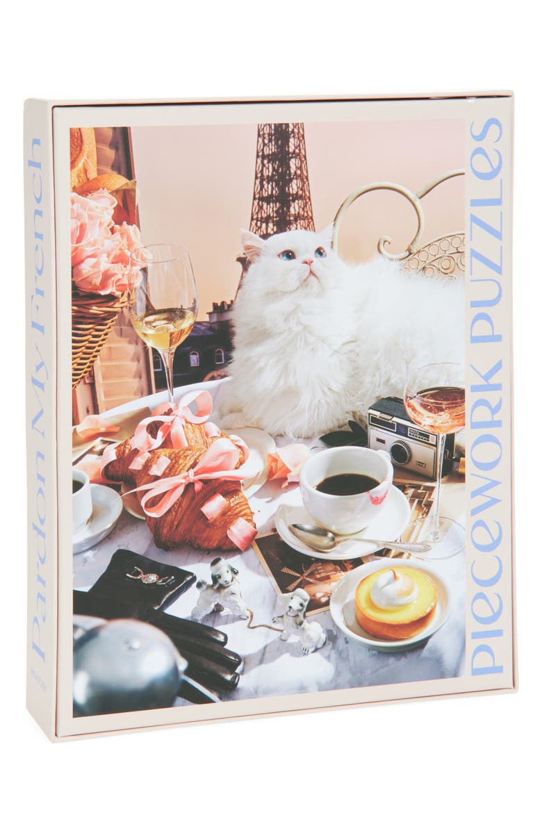 PIECEWORK PUZZLES Pardon My French 1000-Piece Puzzle, Alternate, color, Pink