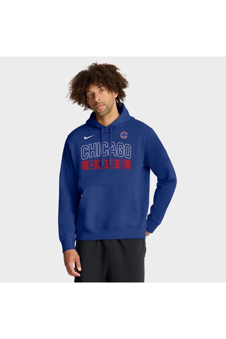 Men's Nike Royal Chicago Cubs Primetime Club Hoodie, Main, color, Royal