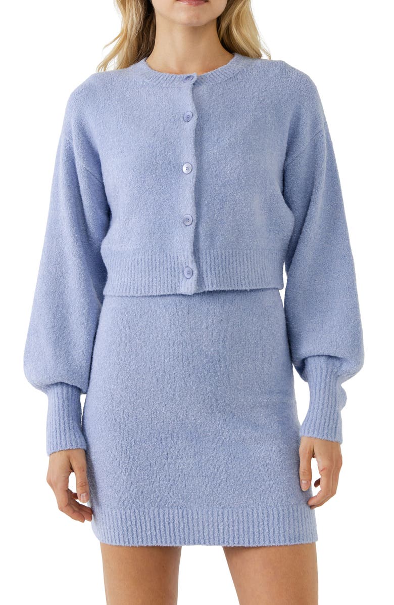 Endless Rose Puff Sleeve Cardigan, Main, color,