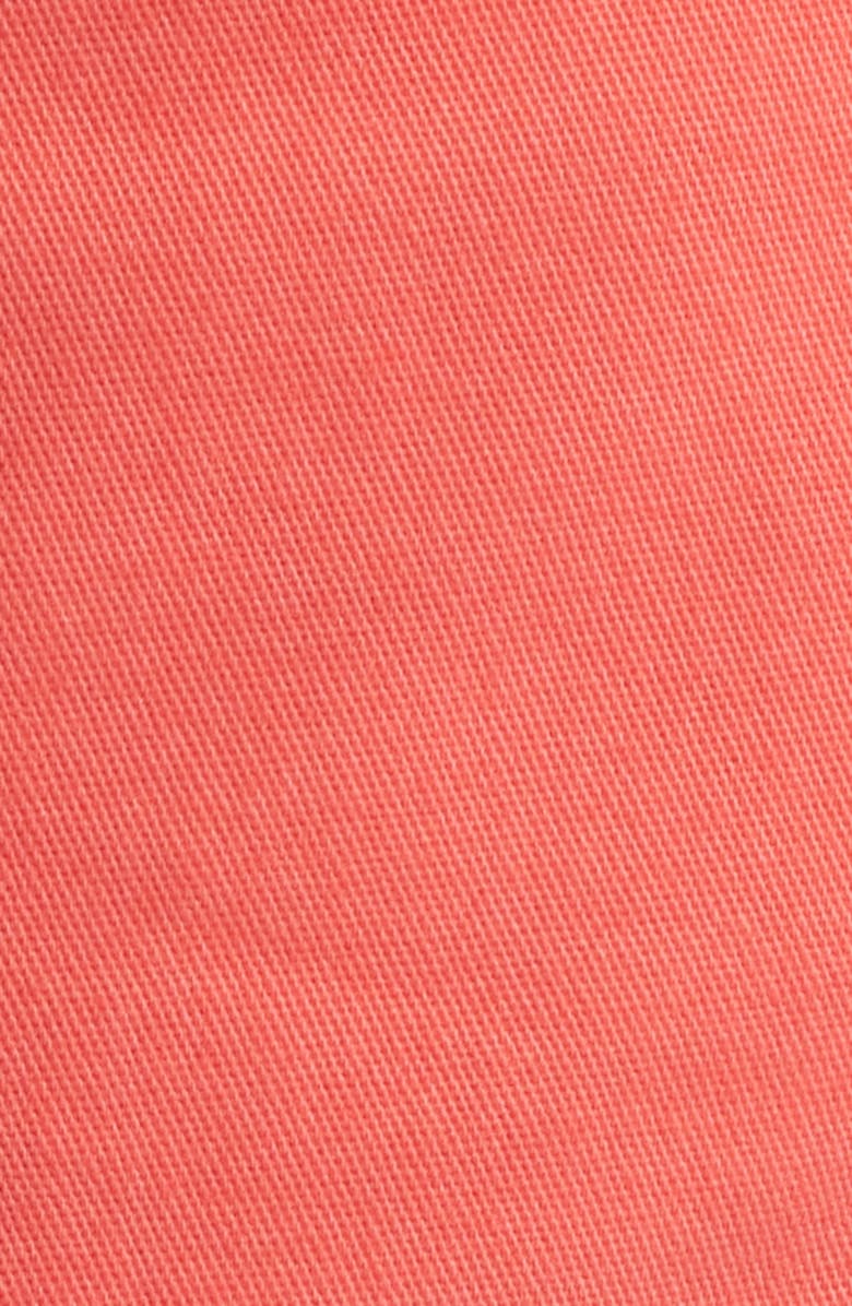 Hurley Rider Stretch Cotton Twill Shorts, Alternate, color, Coral Blossom