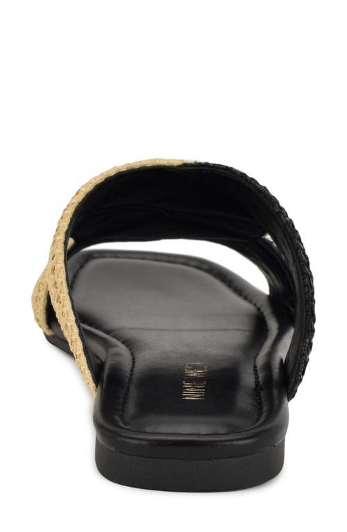 Nine West Quara Sandal Slides In Black