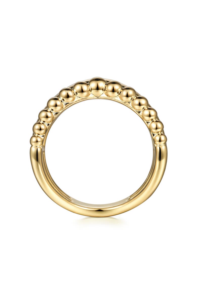 14k Gold Diamond Triple Row V-Ring, Alternate, color, 14K YELLOW GOLD