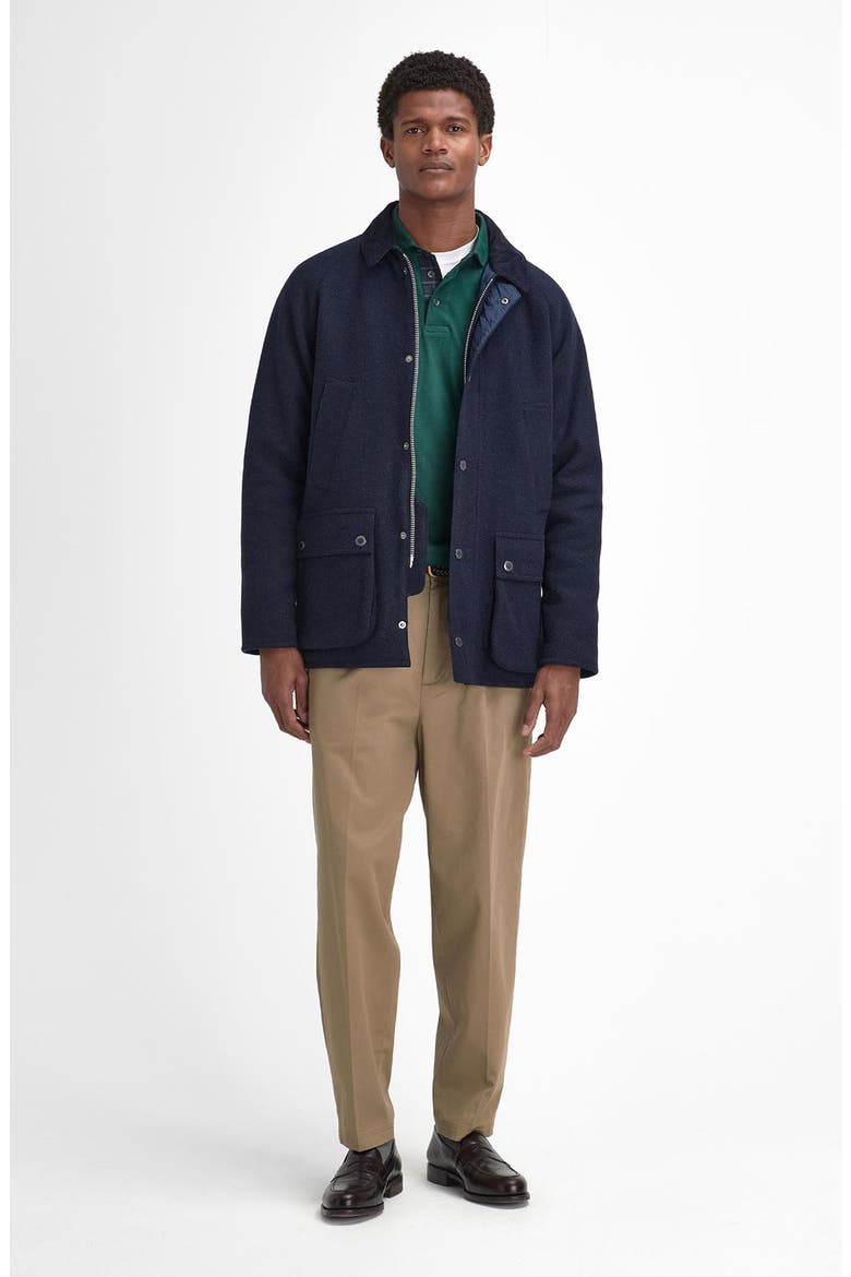 Bedale Wool Jacket, Alternate, color, NAVY/ GREEN