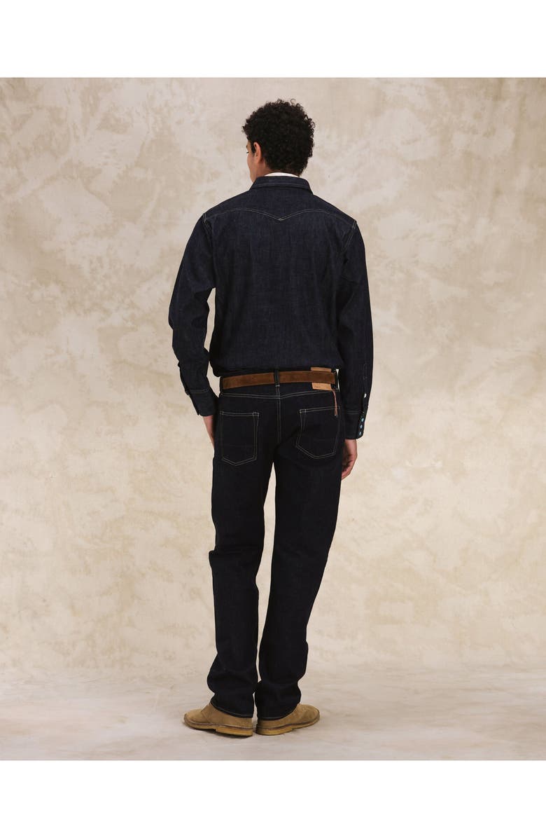 Fortela Jennyblu Indigo Rinse Denim Shirt, Alternate, color, Indaco