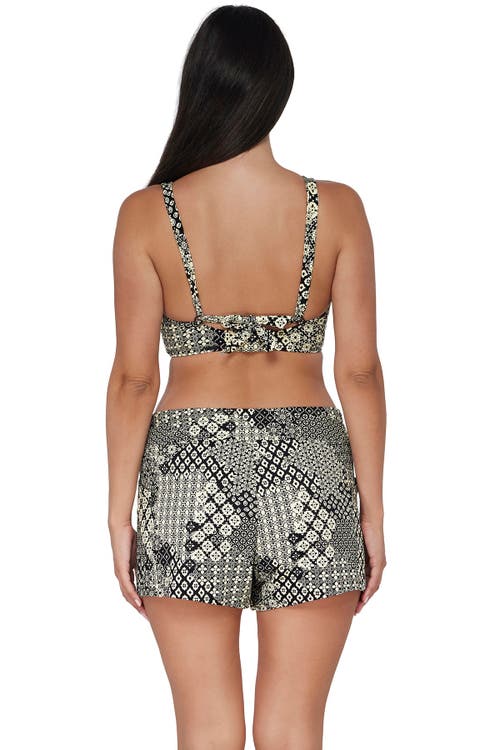 Sunsets Laguna Swim Short In Venice Seagrass Texture