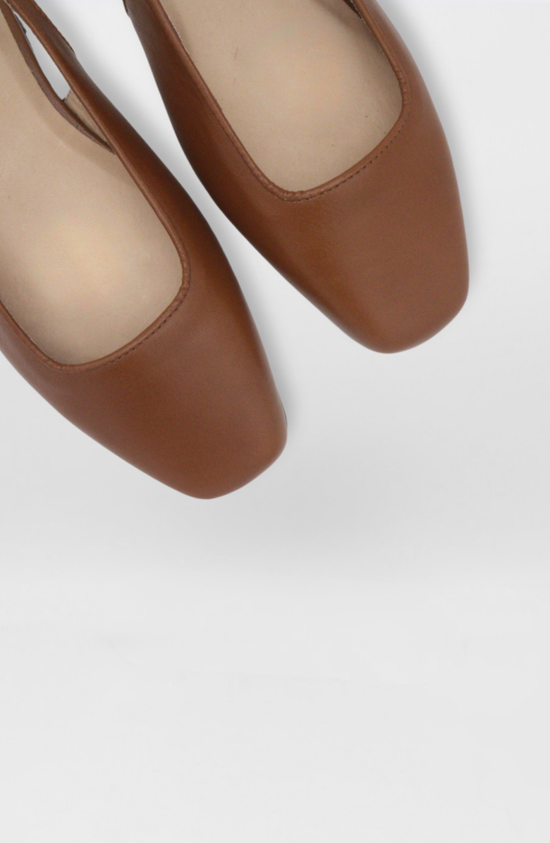 STIVALI NEW YORK Incanto Slingback Flats, Alternate, color, Brown